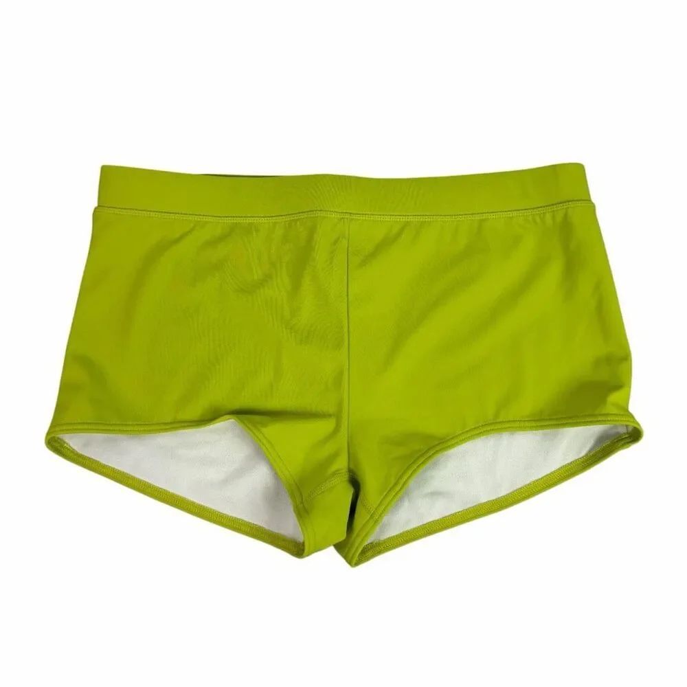Lands End size 12 Bright Green Swim Shorts